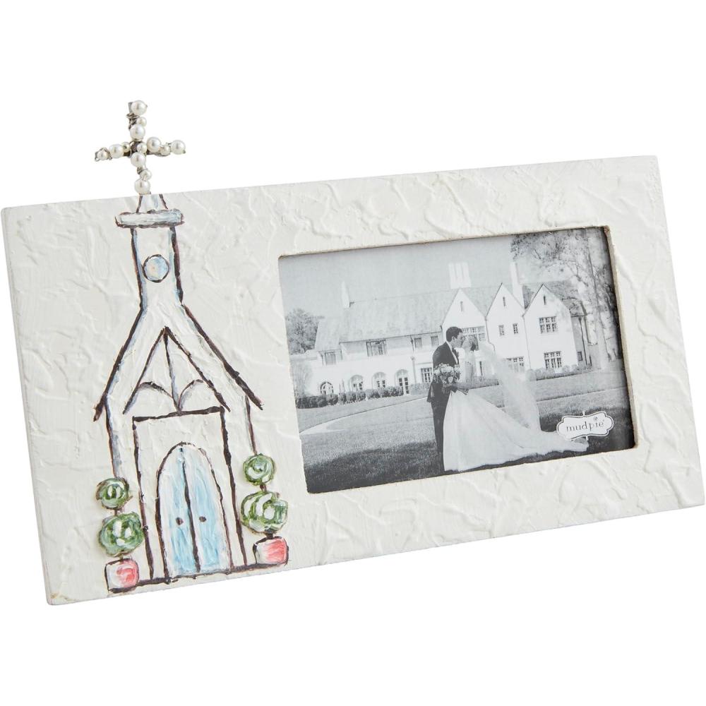 image:imageMud Pie Painted Church Frame 5 34 x 10 12