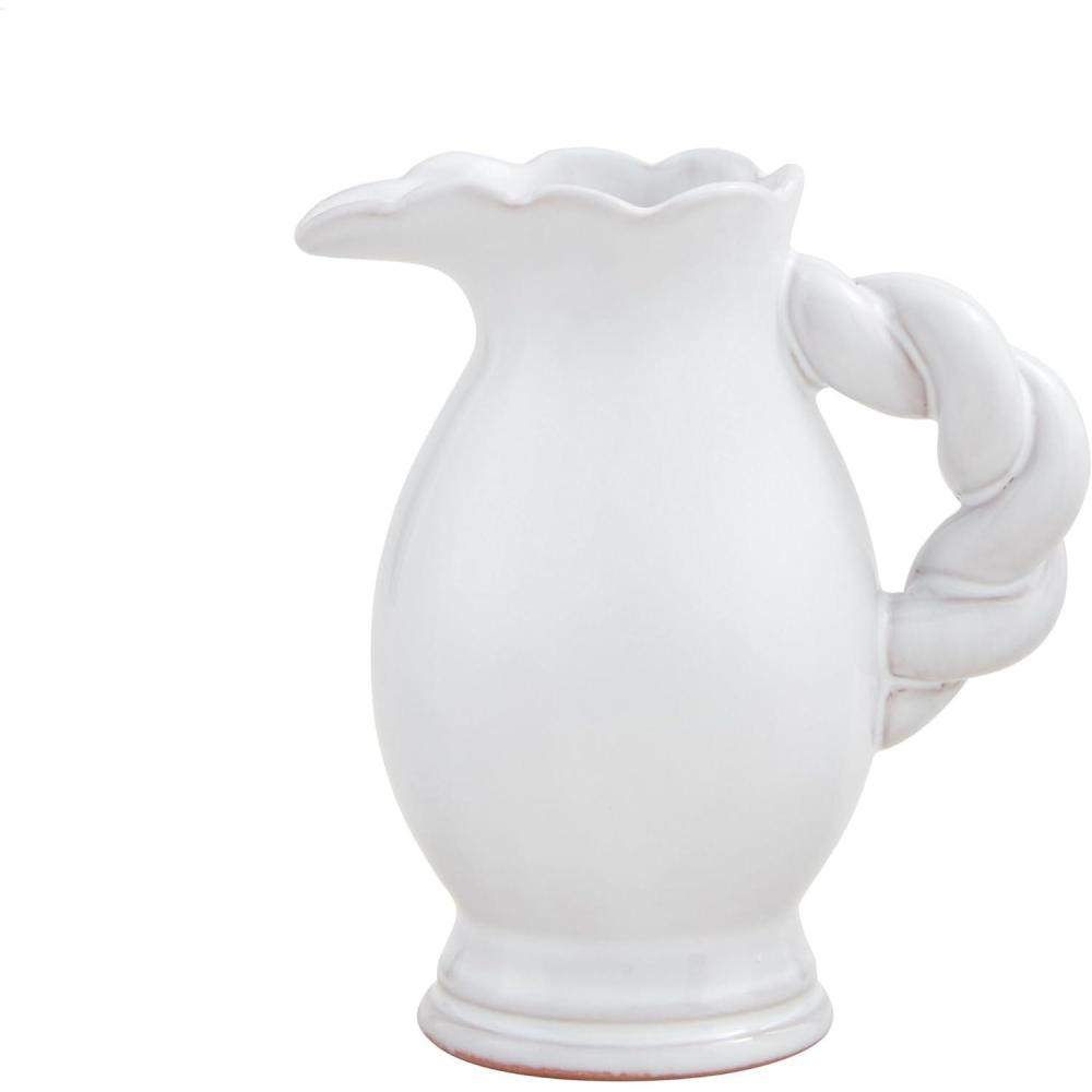 image:imageMud Pie Twisted Handle Pitcher Vase Large 7 x 525White