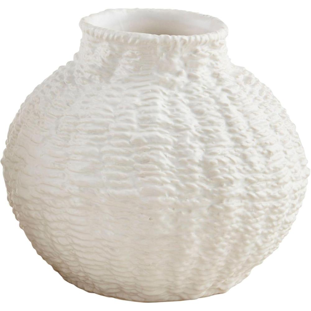 image:imageMud Pie Woven Ceramic Round Vase Small 60 x 65