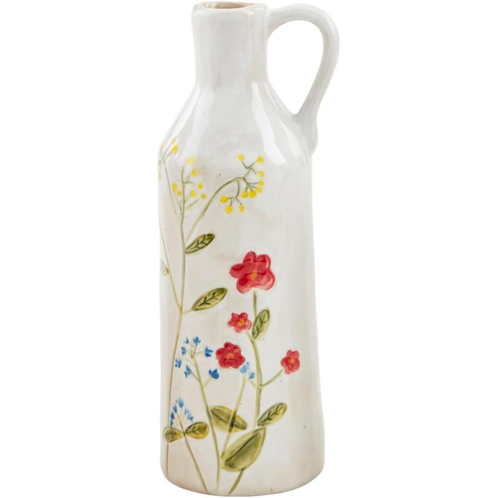 image:imageMud Pie Yellow Flower Stem Vase Caddy 2 14 x 2 14 Dia Toothpick 3 14