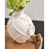 Mud Pie Bamboo Handle Vase, Small, 7.5″ x 5.25″