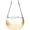 Mud Pie Medium Glass and Gold Vase
