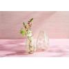 Mud Pie Small Pressed Flower Vase; Small 7″ x 4 3/4″ Dia