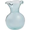 Mud Pie Blue Botanica Ruffle Vase; 4″ x 3 1/4″ Dia(Blue)