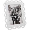 Mud Pie Ceramic Scallop Frame, Large; 10.25″ x 8.25″