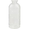 Mud Pie Glass Bud Vase, Dot, 6″ x 2.5″