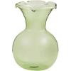 Mud Pie Green Botanica Ruffle Vase; 4″ x 3 1/4″ Dia
