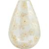 Mud Pie Large Pressed Flower Vase; Large 9″ x 6″ Dia