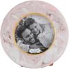 Mud Pie Pink Resin Small Frame; round 4 1/2″ dia