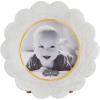 Mud Pie Scallop Resin Small Frame; round 4 1/2″ dia