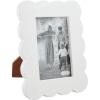 Mud Pie Scalloped Lacquer Frames, Small, 8.5″ x 6.5″