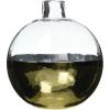 Mud Pie Small Glass and Gold Vase