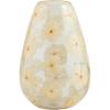 Mud Pie Small Pressed Flower Vase; Small 7″ x 4 3/4″ Dia