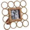 Mud Pie Small Seagrass Link Photo Frame; 8 1/4″ X 8 1/4″