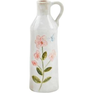 Mud Pie Blue Flower Stem Vase; Caddy 2 1/4″ x 2 1/4″ Dia | Toothpick 3 1/4″(Butterfly)