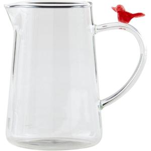 Mud Pie Garden Icon Bud Vase, Cardinal, 3.75″ x 2.5″