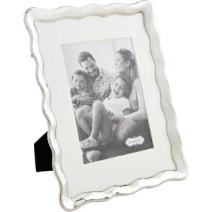 Mud Pie Wavy Metal 5X7 Frame; 11″ X 8 1/2″