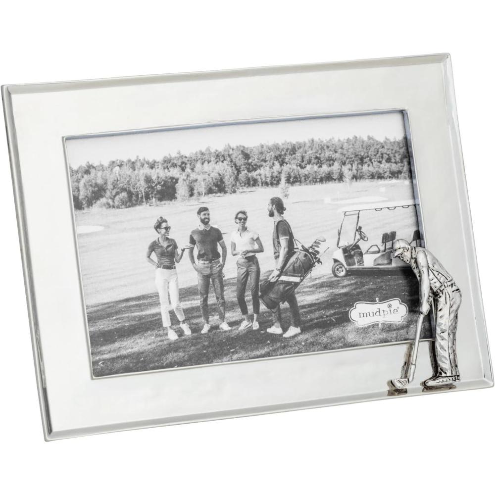 image:imageMud Pie Silver Metal Golfer FrameGolfer Icon