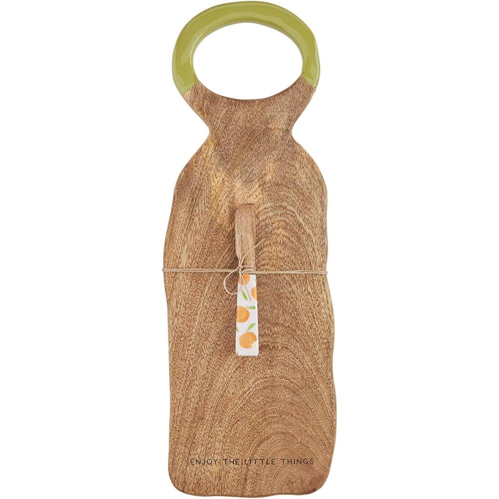 image:imageMud Pie Handle Floral Board Set Green 20 x 685Green