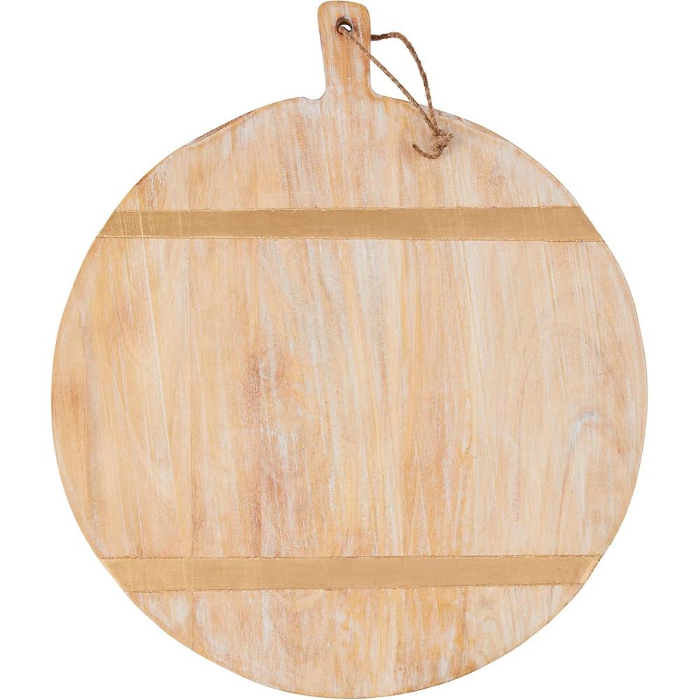 image:imageMud Pie Round Gold Strapped Boards Circle 21 12 X 18 12
