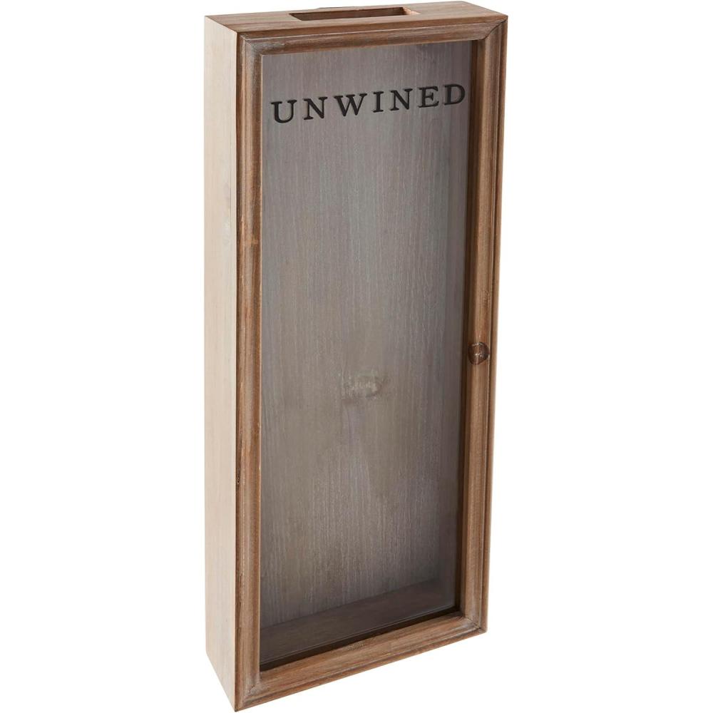 image:imageMud Pie Tall Wood Unwined Cork Display 20 x 7 34