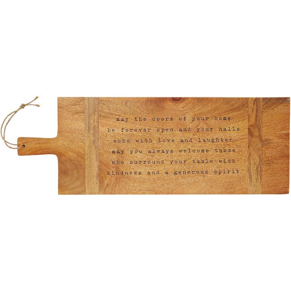 image:imageMud Pie Wooden Sentiment Serving Board Long 9 x 25