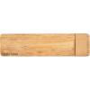 Mud Pie Double Sides Egg And Appetizer Board, Brown, dip 1.5″ x 3″ dia | board 5″ x 19.75″