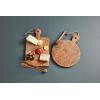 Mud Pie Square Mini Charcuterie, board 11 1/2″ x 6 3/4″ | tongs 7″