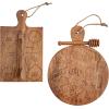 Mud Pie Square Mini Charcuterie, board 11 1/2″ x 6 3/4″ | tongs 7″