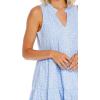 Mud Pie Women’s Brekke Women’s Sleeveless Tiered Dress(Blue)