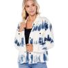 Mud Pie Women’s Tate Jacket, White, Medium(White)