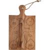 Mud Pie Square Mini Charcuterie, board 11 1/2″ x 6 3/4″ | tongs 7″