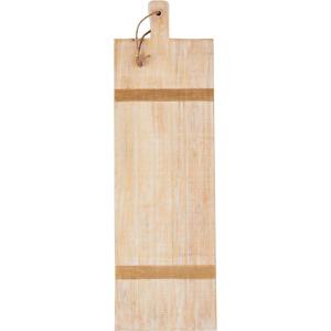Mud Pie Rectangle Gold Strapped Boards, Rectangle 26″ X 8″