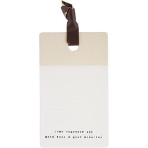 Mud Pie Stoneware Sentiment Cutting Board, Small, 6″ x 10″