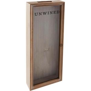 Mud Pie Tall Wood Unwined Cork Display; 20″ x 7 3/4″