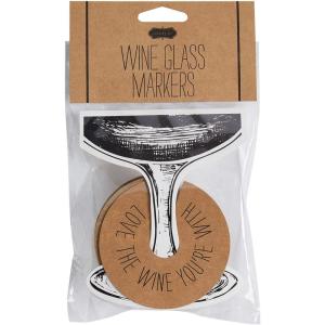 Mud Pie Wine Bistro Craft Markers, 3 1/4″ dia