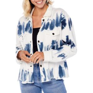 Mud Pie Women’s Tate Jacket, White, Medium(White)