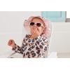 Mud Pie Baby Girls’ Leopard Sun HAT and Glasses, 6-18 Months