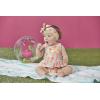 Mud Pie Baby Girls’ Mud Pie Reversible Swimsuit & Headband Set(Floral/Stripe)