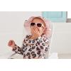 Mud Pie Girls’ Leopard Rash Guard Set(Pink)