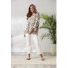 Mud Pie Women’s Scarlett Leopard Sweater