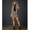 Mud Pie Women’s Stevie Leopard Skirt(Tan)