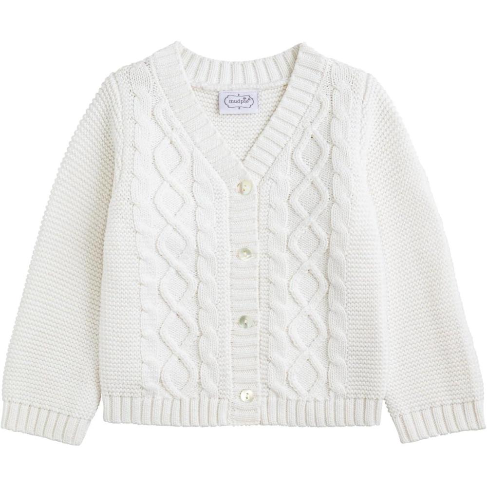 image:imageMud Pie Baby Boy Layette CardiganWhite
