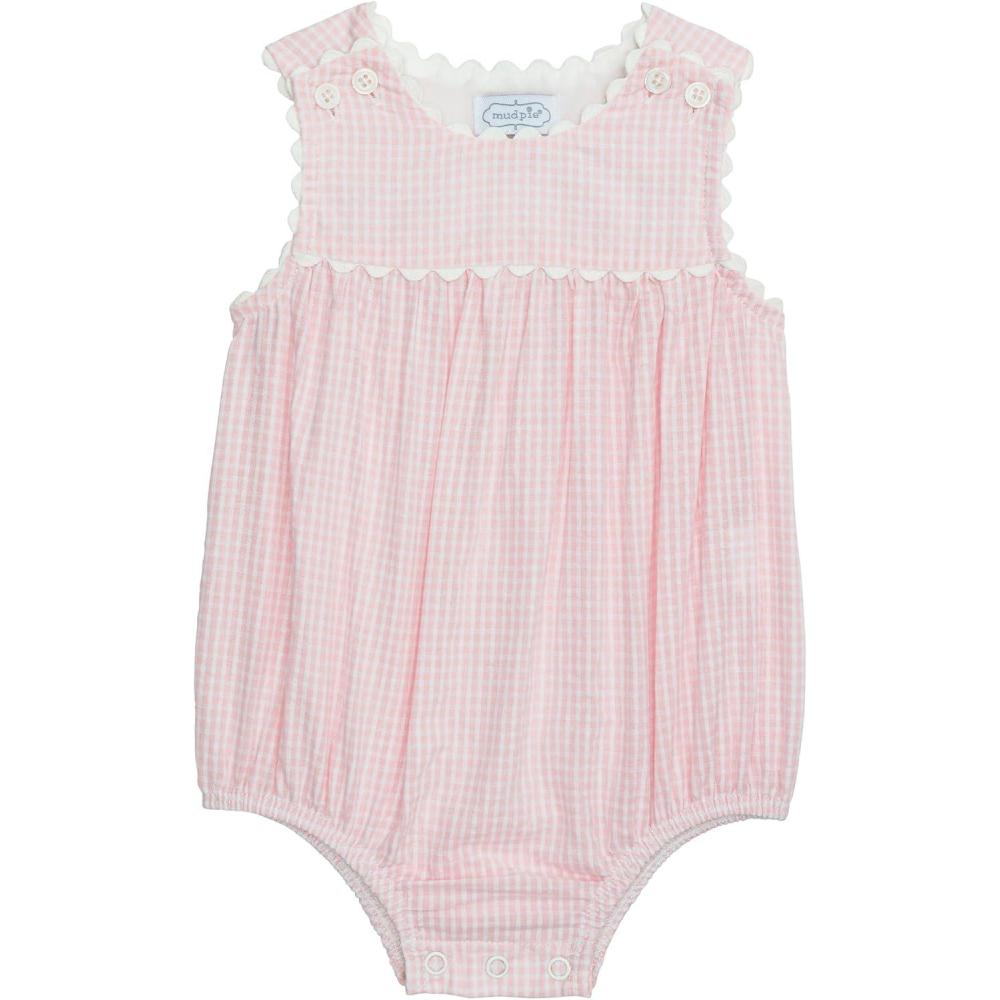 image:imageMud Pie Baby Girl BubblePink Gingham
