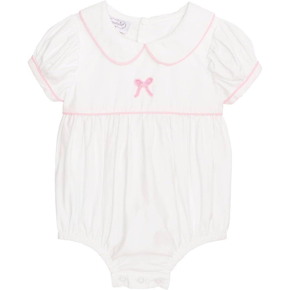 image:imageMud Pie Baby Girl Poplin Bow Bubble