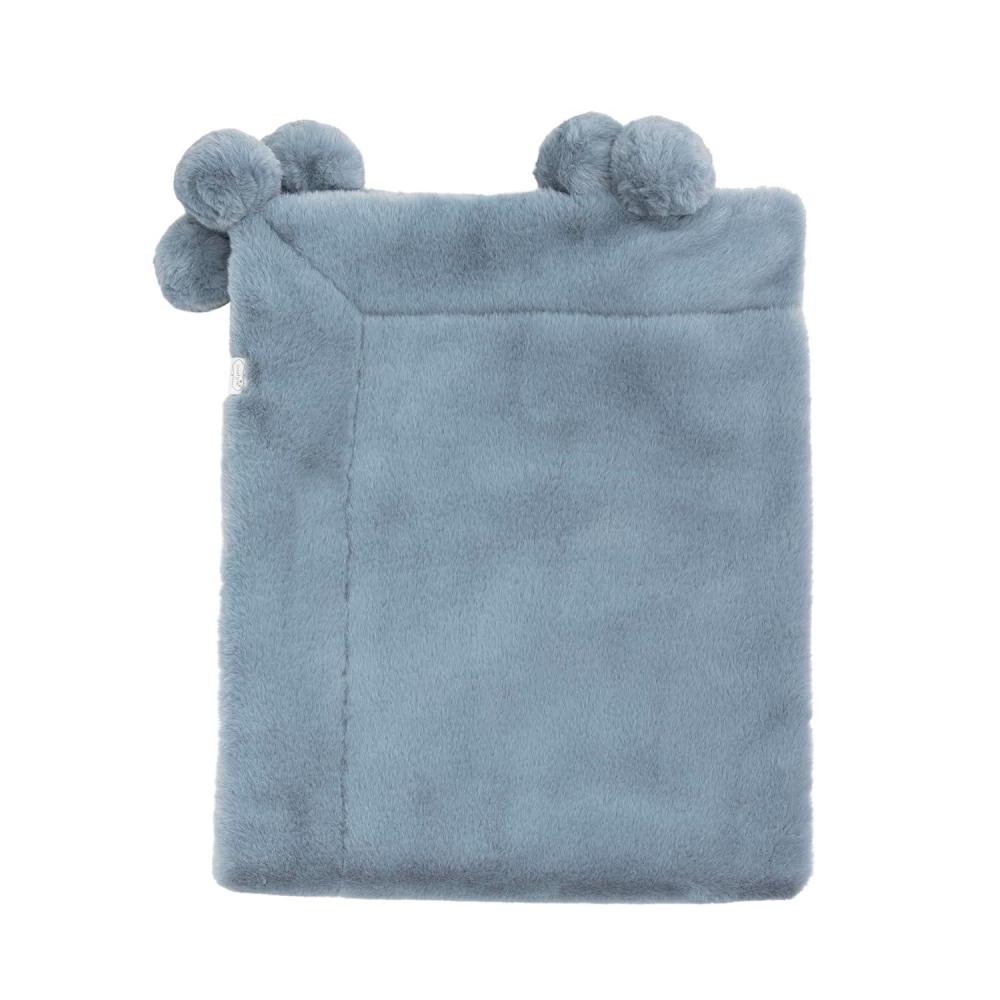 image:imageMud Pie Kids Pink Pom BlanketBlue
