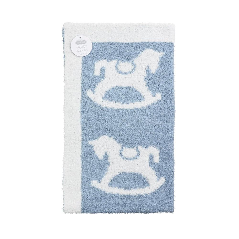 image:imageMud Pie Kids Rocking Horse Chenille Blanket