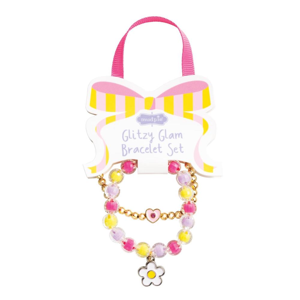 image:imageMud Pie Kids Unicorn Glitzy Glam Bracelet SetYellow