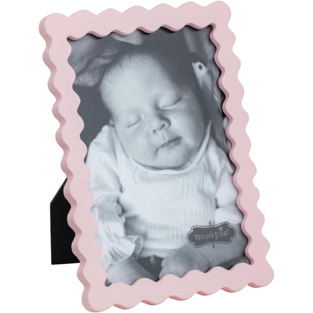 image:imageMud Pie Rectangle Pink RicRac Wood Frame6 34 x 4 34
