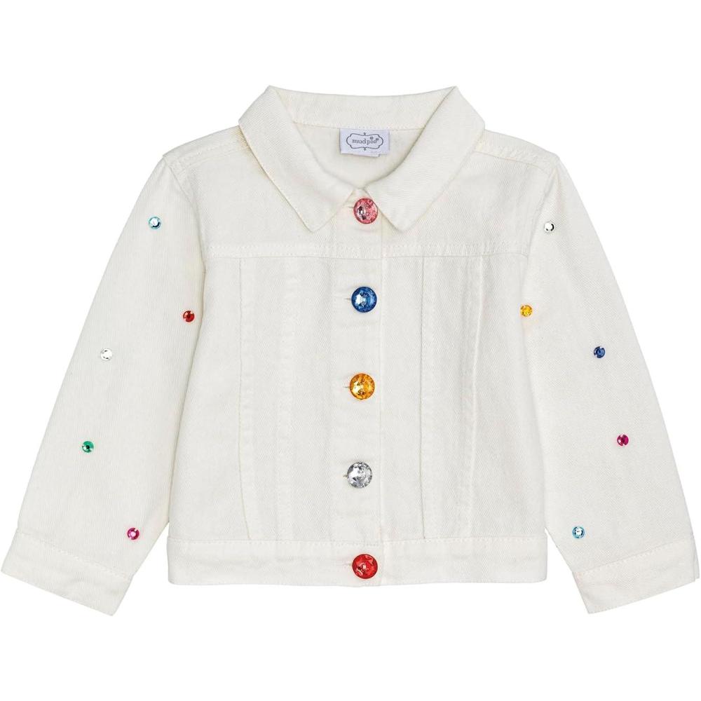 image:imageMud Pie Toddler Girl Denim Jewel Jacket